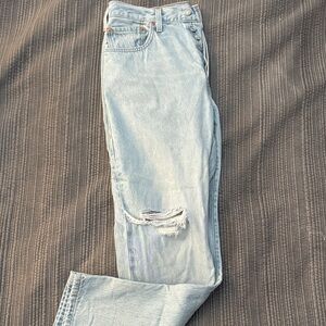 Levi's Light Blue Boyfriend Jeans